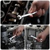 WORKPRO 8-piece Flex-Head Ratcheting Combination Wrench Set, SAE 5/16-3/4 in,