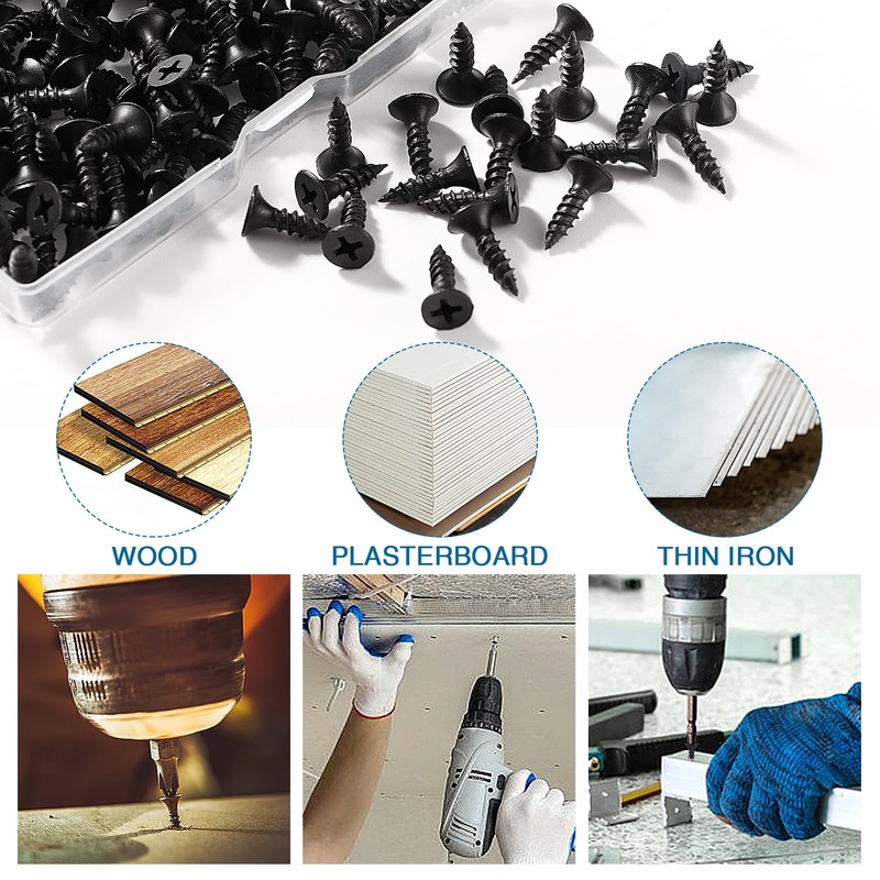 VooGenzek 150 PCS M3.5 * 16 mm Coarse Thread Point