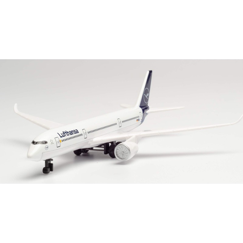 Herpa Toys Single Airplane Lufthansa A350, aeromodello giocattolo, scala ridotta,