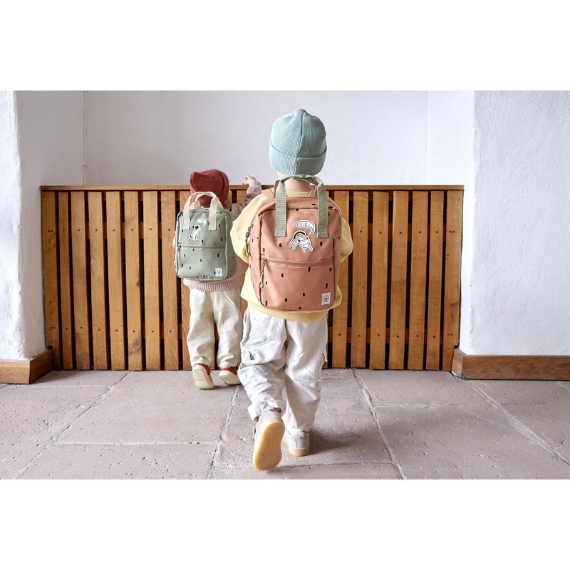 LÄSSIG Happy Prints Children's Backpack with Chest Strap Nursery Bag