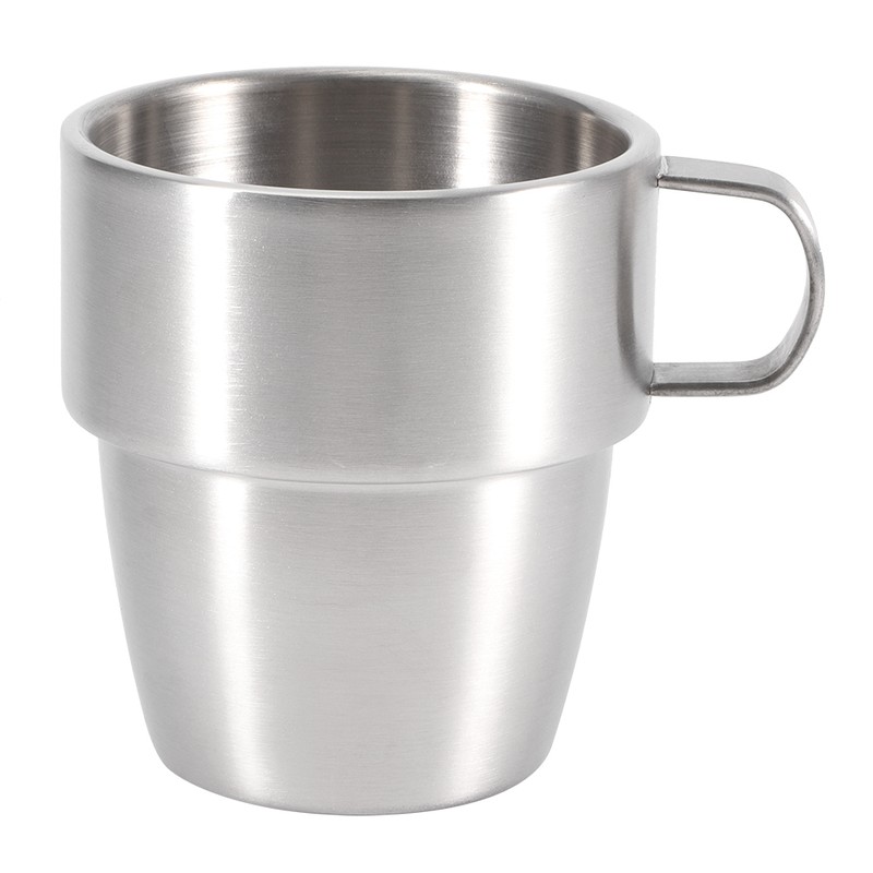 280ml Durable Stainless Steel Double Layer Bar Beer Handle Cup