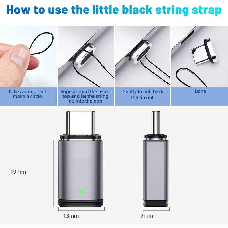 [BOEN] Magnetic Type C to Type C Converter Adapter Type