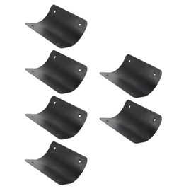 SHERCHPRY 6-Pack Black Luggage Corner Protectors, Durable Plastic Suitcase Edge Guards for Travel, Easy to Install, Scratch-Resistant Baggage Protectors (13x11x3.5cm)