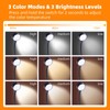 KunHe 5 Pack Rechargeable Book Light Bulk Clip-On Reading Lights