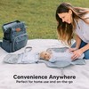 KeaBabies Portable Diaper Changing Pad - Large Waterproof Baby Changing