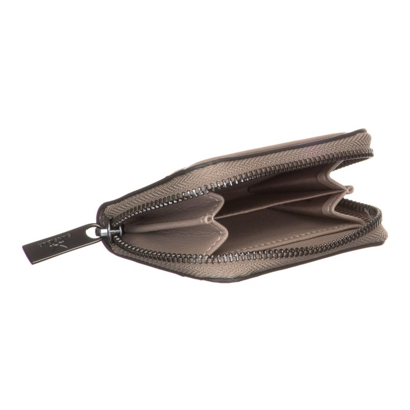 Sansibar zip wallet small latte, latte, Elegant