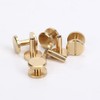 20PCS Round Belt Screw Leather Craft Chicago Nail Brass Rivets