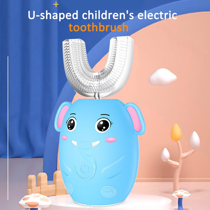 Automatic Toothbrush Cartoon Modeling Electric Toothbrush With UShaped Head for