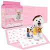 Pink Puppy Pads, Absorbent 23"x 23" 50 Count Cute Dog