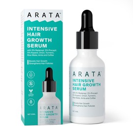 Arata Intensive Hair Growth Serum - 30 ML | Boosts Hair Growth & Strengthens With 5% Capixyl, 3% Redensyl and 3% Procapil