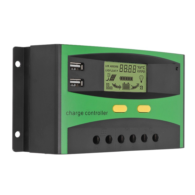 Solar Charge Controller Automatic Recognition LCD Screen Current Display Intelligent