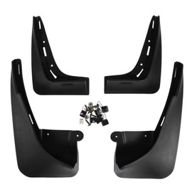 Hihaha Mud Flap Splash Guard with Mount Accessories for Mini Clubman R55 R56 2007-2013 / Front & Rear Side Mud Guards/Durable / 1 Set