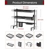 Sakugi Over The Sink Dish Drying Rack - Adjustable 3