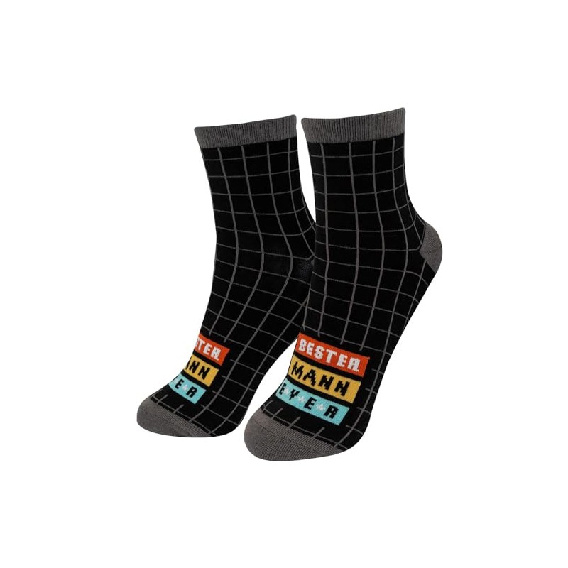 GRUSS & CO Men's Socks with Motif Print, Magic Socks,