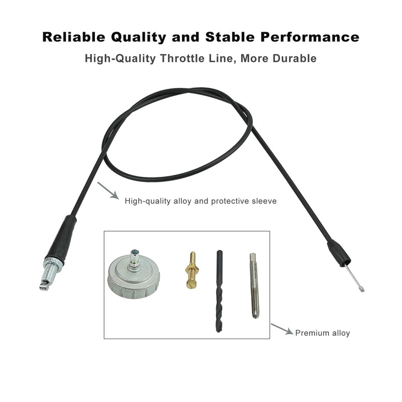 Throttle Cable Kit, Fits for Yamaha Blaster 200 1988-2006, Removal