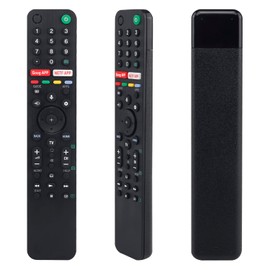 New RMF-TX500P Voice Remote Replacement for Sony KD-75X8500G KD-65X8577G KD-65X8500G KD-75X8050H KD-65X8050H KD-55X8050H KD-49X8050H KD-43X8050H KD-65X9500H KD-55X9500H