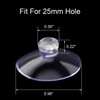 ANCIRS 30 Pack 25mm Suction Cups for Glass Table Tops,