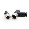 M8 Right Angle 4 Pin Female Coded Industrial Circular Plug