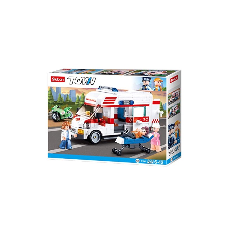 SLUBAN M38-B1065 Town-Ambulance 328pcs