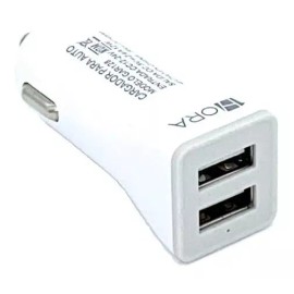 Total Supplier Cargador Automóvil 2.4a Doble Usb Carga Rapida 12w