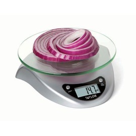 Taylor Precision Products Digital Kitchen Scale, 6.6 Pound Capacity, Silver