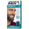Just for Men Moustache and Beard Black Brown Dye, Eliminates