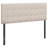 Monarch Bed Headboard Only Queen Size Bedroom Upholstered Linen Look