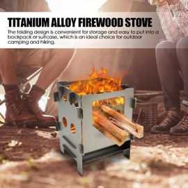 Camping Fire Pit | Foldable Campfire Grill,Compact Design Camping Stove Heat Resistant Outdoor Camping Grill Easy Clean