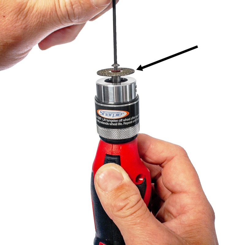 Arc-Zone Diamond Grinding Wheel for Sharpie Tungsten Grinder (Coarse Grit)