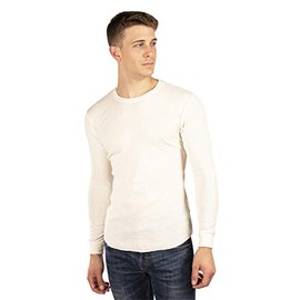 CITYLAB City Lab Fitted Thermal Crewneck Shirt, White, X-Large