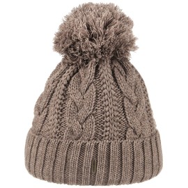 Giant bobble hat by McBURN, camel