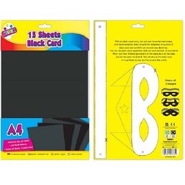 ARTBOX 15 Sheets A4 Black Activity Card, 6873