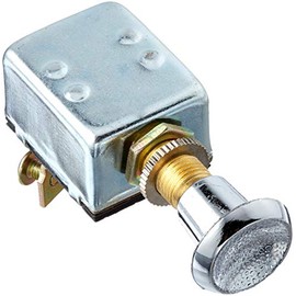 Calterm 42200 Switch, Chrome Push-Pull Switch, 1 Count (Pack of 1)