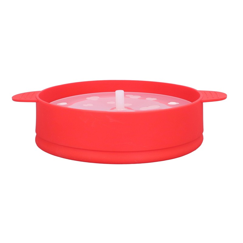 Large Microwave Popcorn Popper with Lid Handle BPA Free Foldable