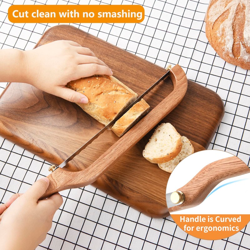 YAPULLYA Bread Knife for Homemade Bread Sourdough, Sourdough Knife Slicer