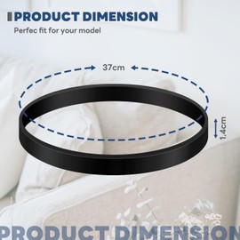 Vacuum Belts Replacement for Bissell Cleanview Swivel Pet Upright Bagless/Powerlifter Vacuum Cleaner - Fits Model: 2252, 2254, 22543, 2258,2259, 2260,2316, 2739, 1793, Parts # 3031120, 32074-2 Pcs