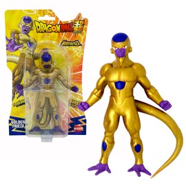Bizak Monsterflex 64390230 Golden Frieza Figure by Dragon Ball, Super Extendable and Elastic, 25 cm, 12 to Collect, for Adult Fans Collectors and Children from 4 Years