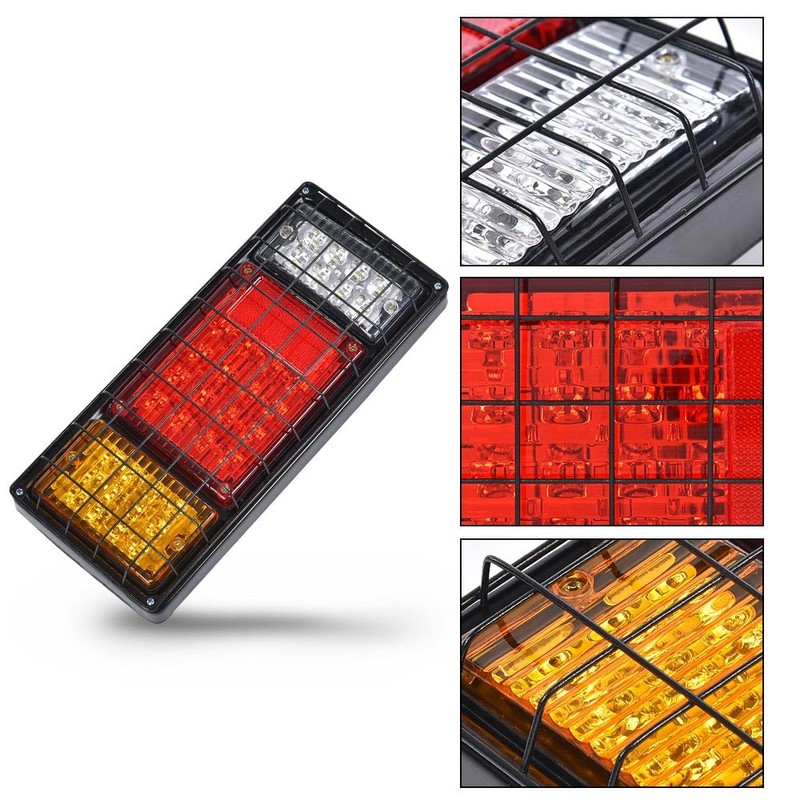 G-PLUS 2pcs 40 LED Tail Turn Signal Brake Reverse Running