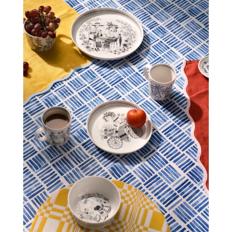 Emilia 1068076 Arabic Tableware, Bowl, Plate, 5.1 inches (13 cm)