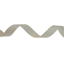 DXEUD Solid Grosgrain Ribbon 25 Yard Each Roll 100% Polyester Woven Edge (1", Beige)