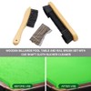 Wooden Billiards Pool Table and Rail Brush Set Nylon Bristles