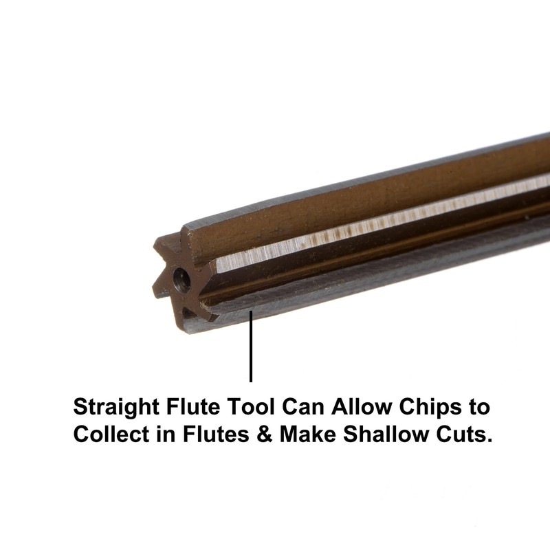 sourcing map 7/16" Hand Reamer H8 Accuracy Alloy Tool Steel