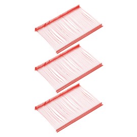 QUARKZMAN 5000 Stück Standard-Tagging-Gerätebefesti65mm Tagging-Barbs Pins PP-Tag für Preisauszeichnungspistole, Kleidungsetikettenbefestifür Kleidungstaschenstoff, Rot