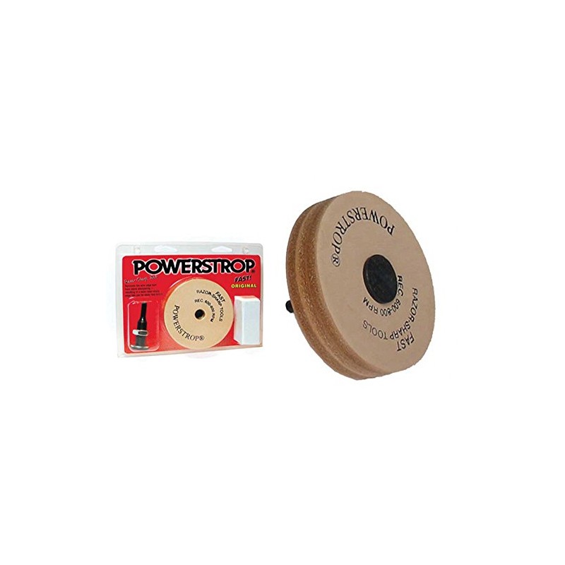 Flexcut PWS10 Standard Power Strop, with Flat Round Wheel and