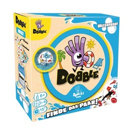 Zygomatic Dobble Waterproof, Eco Sleeves, Family Card Game, 2–8 Players, Ages 6 Years and Up, 15 Minutes, German Language