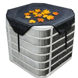 Air Conditioner Covers for Outside Winter, 36''x36'' Mesh and Oxford Central Air conditioner Covers for Outside, Fits Most Central AC Units and Condenser Cover (Black-Mesh, 36" x 36")