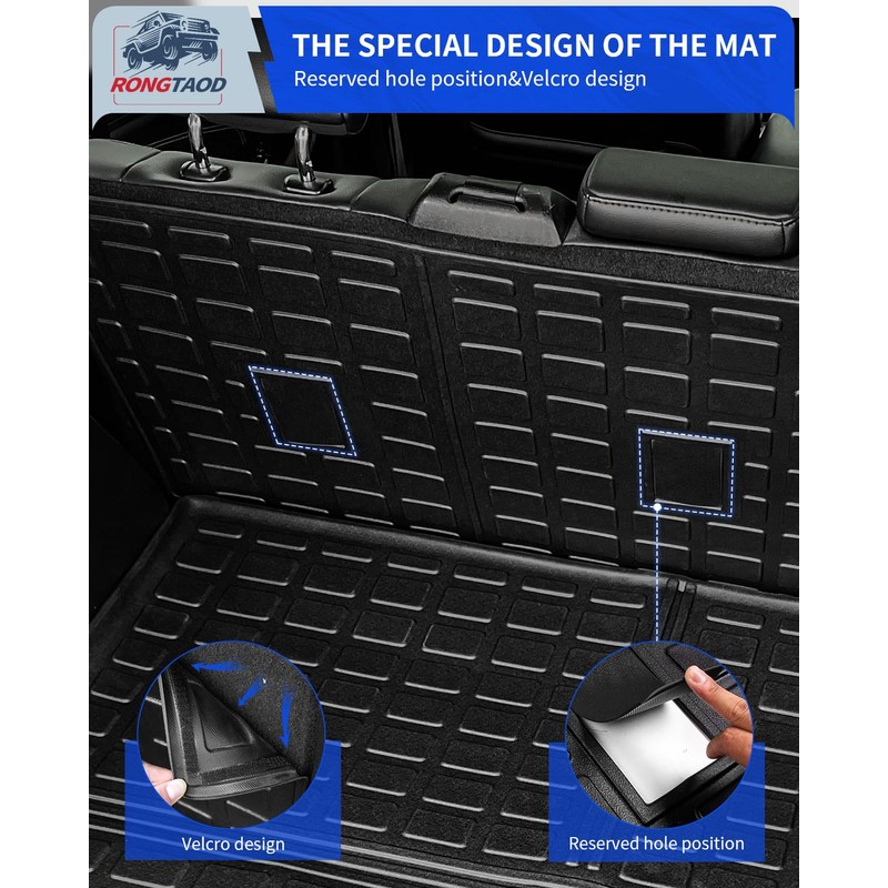 Rongtaod Cargo Mat Compatible with 2015-2024 Ford Edge 5-Seater (Not