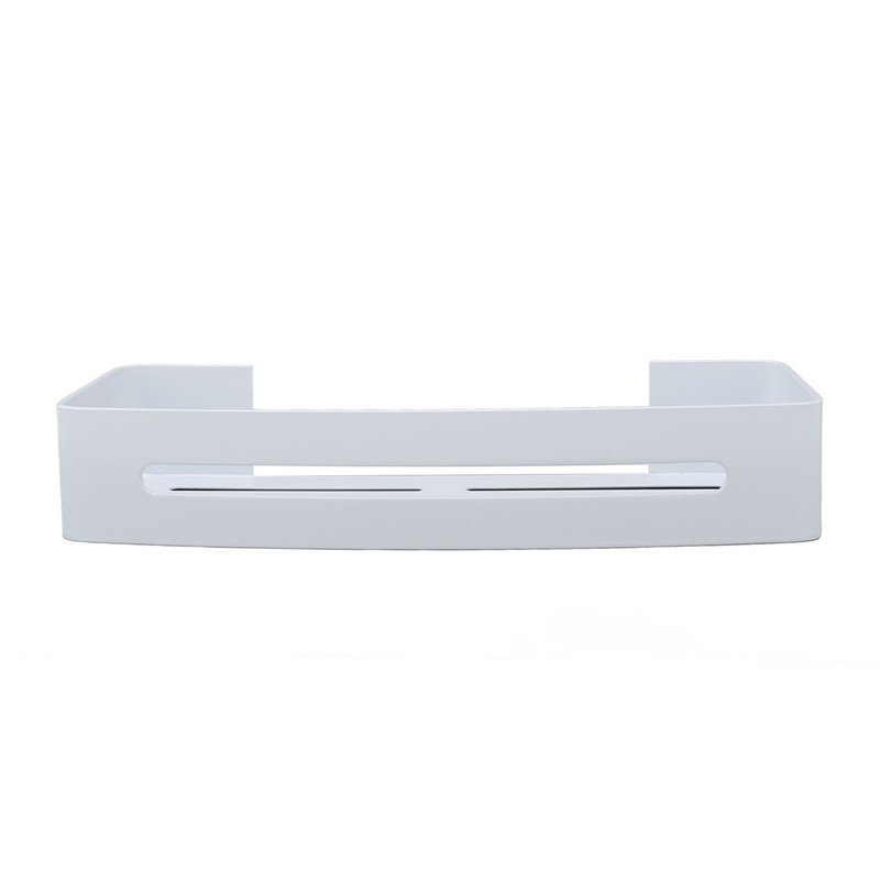 Wall Mount Bathroom Shelf Shower Bath Rack Single Layer Space