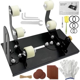 Upgrade Glass Bottle Cutter, Glass Cutters Tools - Glass Cutter for Bottles, Adjustable Bottle, Cutter Cutting Diameter 1.3-5.5", Easy Glass Bottle Cutter kit for All Shapes (Round & Square Bottles)