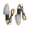 Pair Motorcycle Turn Signal Light 12V LED Waterproof Replacement for